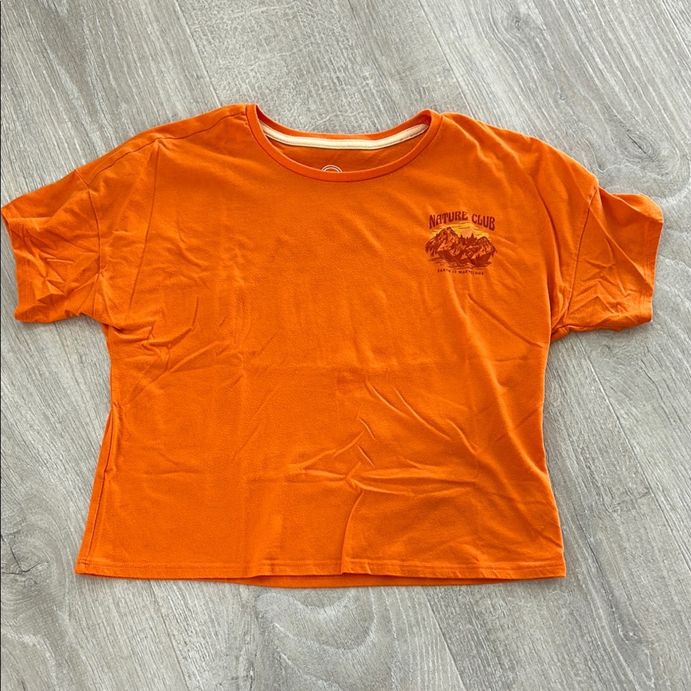 Orange Graphic T-Shirt